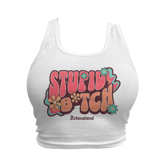 STUPID B*TCH TANK - WHITE